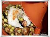 Tajine d'aubergines au poulet et aux olives