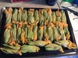 Fleurs de courgettes farcies