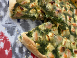 Quiche épinards saumon et fêta