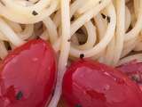 Spaghettis aux tomates cerises