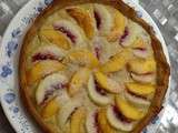 Tarte aux pêches