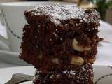 Brownies choco-cacahouètes