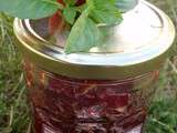 Confiture de fraises et basilic