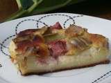 Histoire d'un clafoutis à la rhubarbe