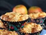 Muffins aux pommes façon crumble