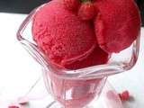 Sorbet à la framboise