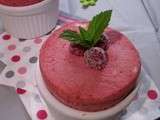 Soufflés glacés aux framboises