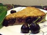 Tarte amandine aux cerises et à la cardamome