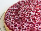 Tarte aux framboises