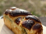 Babka de folie au pistou et chèvre