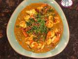 Curry panang aux crevettes