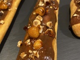 Éclairs au praliné sans façon