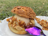 Glace au beurre de cacahuète pleine de gourmandise