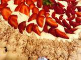 Pavlova chocolat et fraises