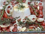 Sheet pan tomates et ricotta