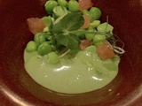 Soupe de cosses de petits pois