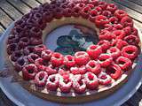 Tarte aux framboises d’après Cyril Lignac