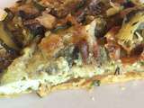 Tarte courgette et brousse