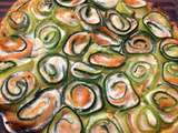 Tarte courgettes et saumon fumé