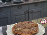 Tarte tatin aux oignons roses de Roscoff