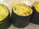 Courgettes farcies au fromage