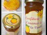 Confiture d'ananas à la vanille