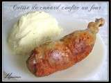 Cuisses de canard confites au four express