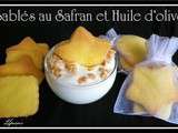 Sablés au safran et huile d'olive