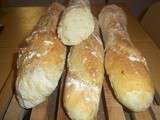 Baguettes version poolish