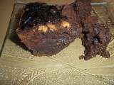 Brownies tout chocolat et noix