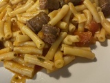 One pot pasta merguez, pâtes au cookeo