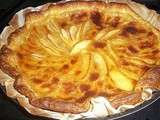 Tarte aux pommes à la crème