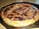 Tatin de banane au chocolat