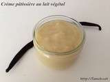 Crème pâtissière au lait végétal