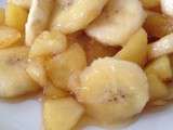 Pomme banane sautées