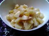 Pommes sautées à la cannelle