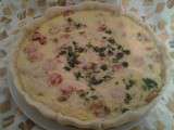 Quiche aux champignons et saucisses