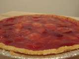 Tarte aux fraises rapide