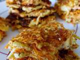 Galettes de panais et patates douces