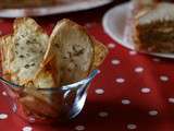 Chips de patates douces au cumin