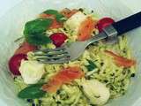 Courgette crue en salade