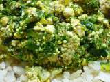 Curry vegan style Palak Paneer