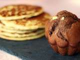 Muffins double chocolat