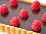 Tarte chocolat framboise