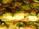 Tatin salée de courgettes et fromage de chèvre