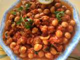 Pois chiches en sauce piquante