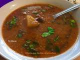 Soupe de feuilles chou-fleur