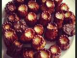 Apéritif de fête avec des mini cannelés