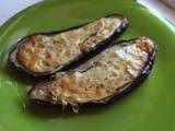 Aubergines aux deux fromages