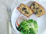 Cake aux champignons et chèvre